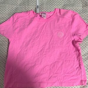 Pink T-Shirt with Shell Design